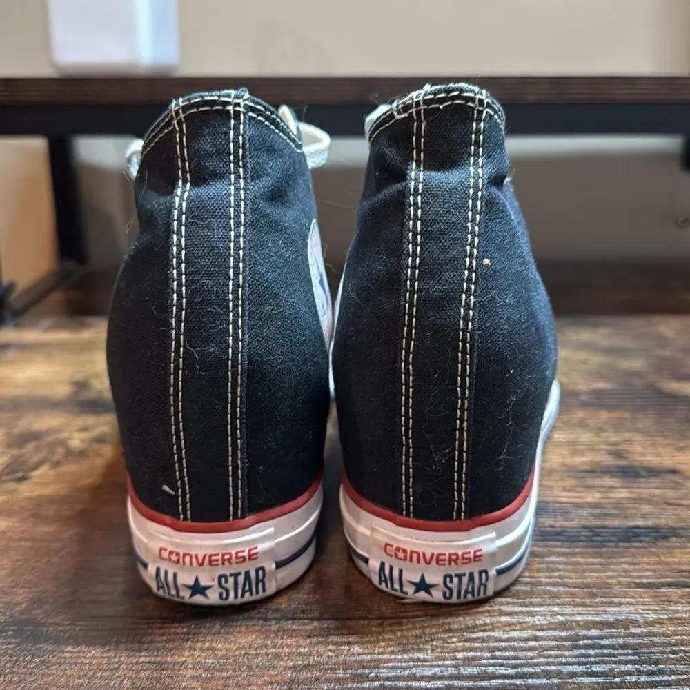Converse‎ Chuck Taylor All Star Lux Hidden  Wedge High Black Size 9